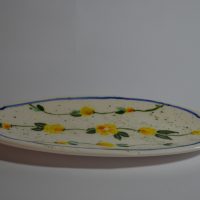 دیس طرح گل زرد سایز کوچک